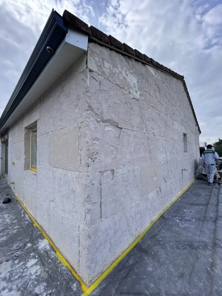 Maison siporex fissuré