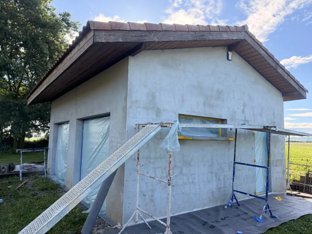 Préparation support peinture garage Toulouse