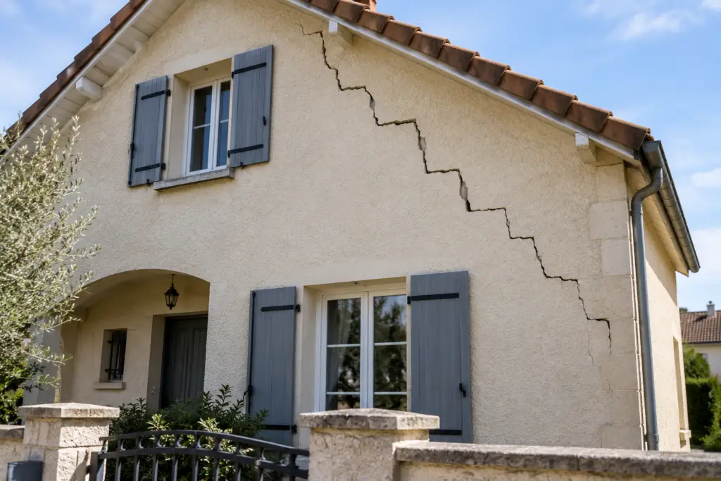Maison fissuré à Toulouse